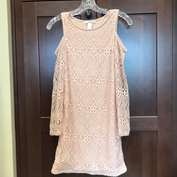 Ladies Forever 21 Pink Lace Dress - Picture 10 of 12